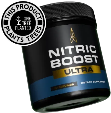 Nitric Boost Ultra single jar - 30 servings dietary supplement with One Tree Planted seal